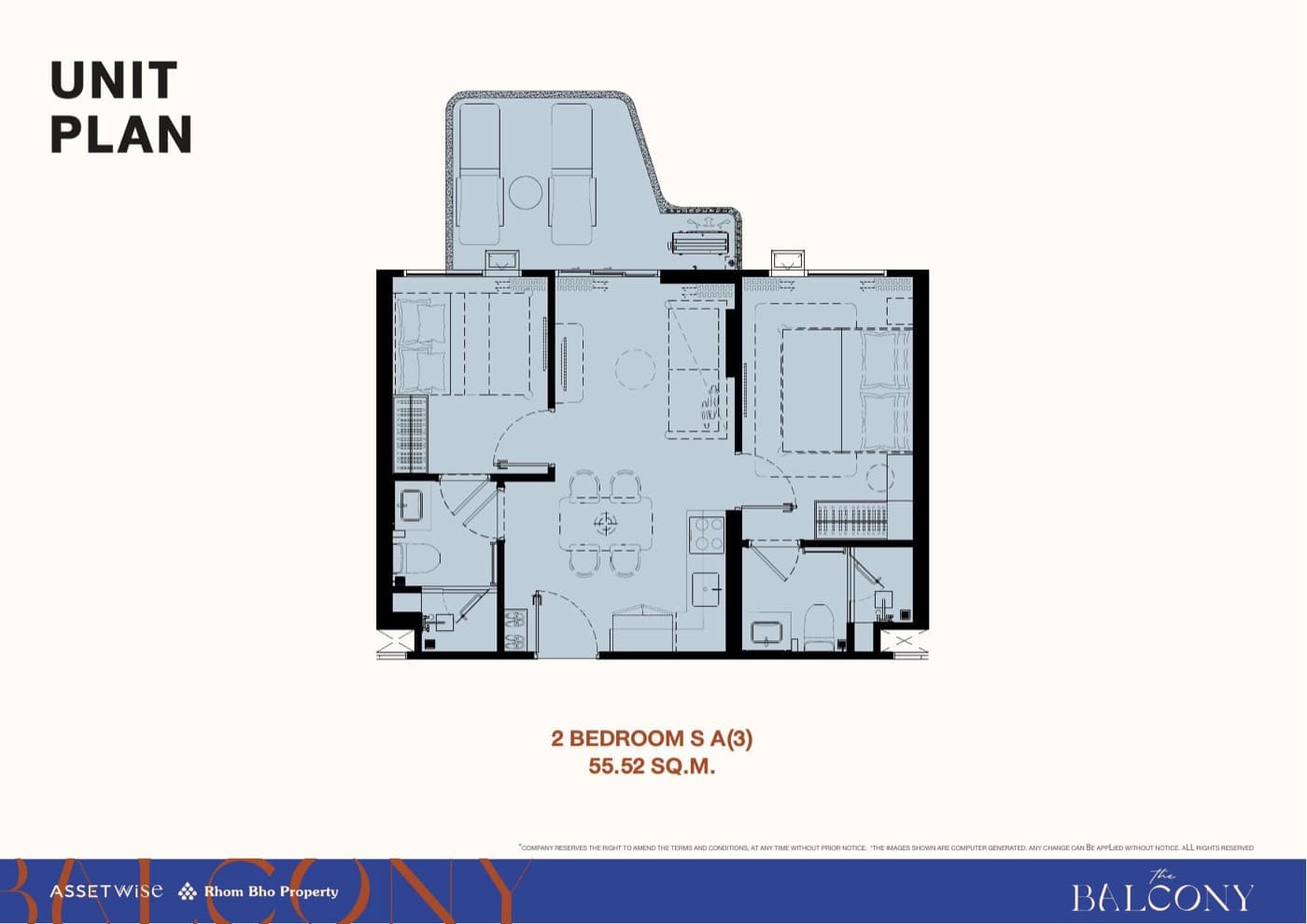 2 Bedroom layout
